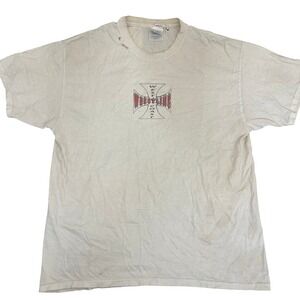 Vintage‎ West Coast Choppers T Shirt Graphic Tee Iron Cross Motorcycle Biker